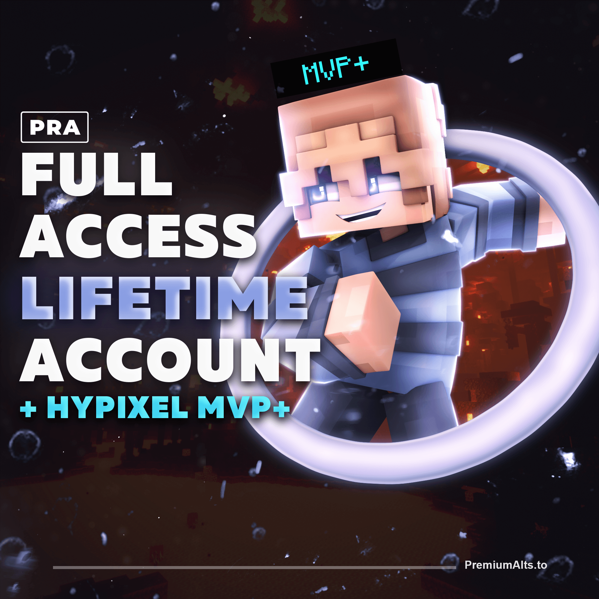 Minecraft Lifetime Full Access Account mit MVP+ auf Hypixel