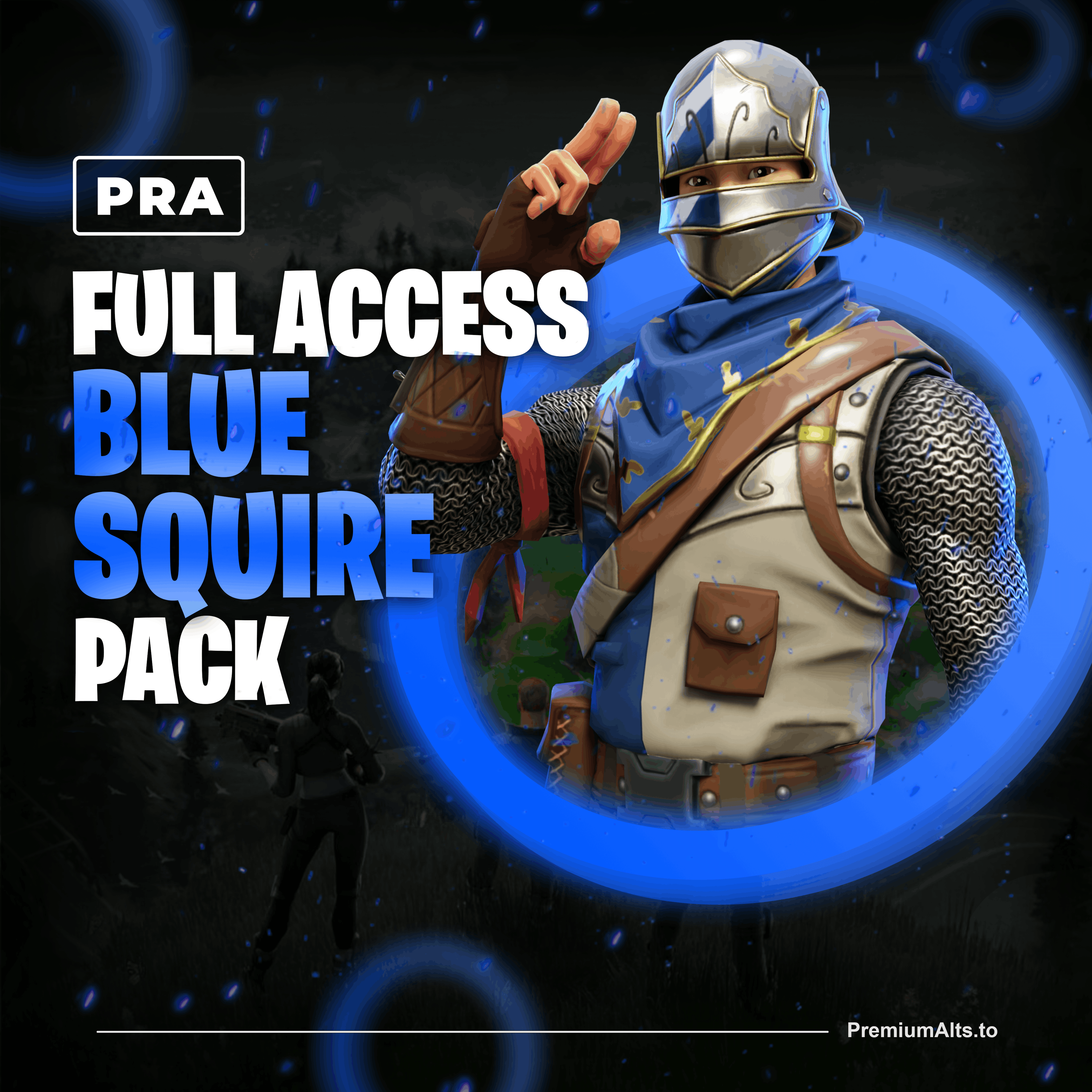 Blauer Knappe Fortnite Account